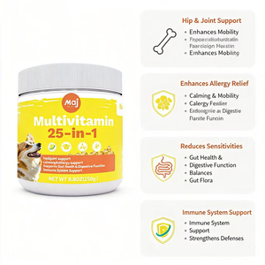 OEM11 en 1 Friandises à Mâcher pour Chiens avec <span class=keywords><strong>Glucosamine</strong></span> Chondroïtine Soutien Articulaire Hanches Santé Immunitaire Vitamines Multivitamines Compléments Alimentaires - Product Image 5