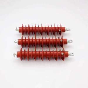 Paratonnerre <span class=keywords><strong>en</strong></span> caoutchouc de silicone haute tension pour extérieur, type à chute, HY5WZ-34/8533KV, fabricant chinois pour la mise à la <span class=keywords><strong>terre</strong></span> contre la foudre - Product Image 1