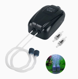 Bomba de Ar Ajustável para Aquário - Bomba de Oxigênio Ultra Silenciosa para Tanques de Peixes com Saídas Duplas e Alta Aeração para Tanques de 20-100 Galões - Product Image 4