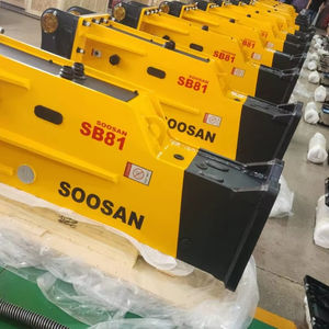 Martillo hidráulico Premium de 18 a 26 toneladas, martillo tipo caja SB 81 para excavadoras pesadas, núcleo de Motor para demolición, trabajo en roca dura - Product Image 1