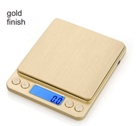 Leaone – Mini-balance numérique pour bijoux, 500g, 1000g, 3000g, 0.01g, 0.1g