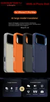 Étui de téléphone intelligent HK88 AI avec traduction vidéo et vocale en temps réel, enregistrement, pour iPhone 15/16/17 Series