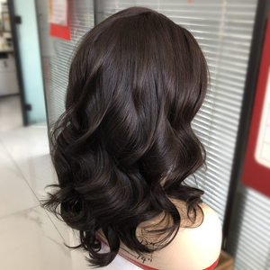 2025 nouveau style 13*4 <span class=keywords><strong>lave</strong></span> avant perruques avec frange de cheveux 100% cheveux humains vierges bruts meilleure qualité perruques couleur naturelle avec Style libre - Product Image 2