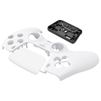 Coque avant de boîtier personnalisé blanc eXtremeRate pour contrôleur PS5