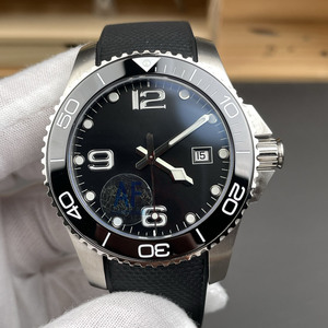 Reloj de Buceo Negro de Lujo para Hombre – Pantalla Luminosa, Correa Intercambiable de Acero Inoxidable, Reloj Deportivo Mecánico Resistente al Agua - Product Image 1