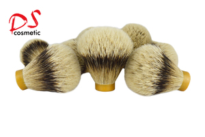 Pincel de Afeitar de <span class=keywords><strong>Pelo</strong></span> Natural Suave de Texugo Silvertip de Alta Calidad y Lujo de 26 mm, Componente para Fabricación DIY de Artesanos Personalizados - Product Image 3
