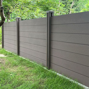 Dễ dàng lắp ráp uv-proof WPC hàng rào hàng rào Bảng điều khiển bên ngoài tường Gỗ nhựa composite ngoài trời WPC riêng tư vườn hàng rào cho nhà - Product Image 4