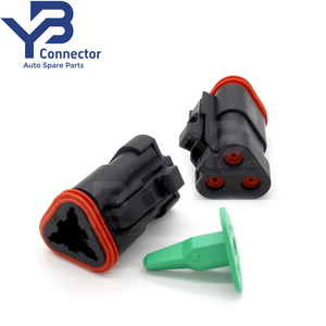 Conector YB DT06-3S-E005 <span class=keywords><strong>Deutsh</strong></span> de 3 Pines, Conector Hembra Impermeable para Sistema Eléctrico de Automóvil - Product Image 1