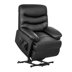 Fauteuil inclinable et élévateur électrique pour personnes âgées fauteuil inclinable en cuir PU avec canapé de Massage meubles de salon
