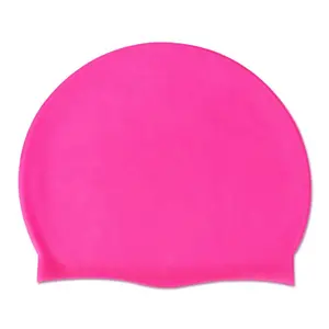 Waterproof Sports Silicone Swim Cap Custom Silicone Swimming Hat With Logo Print For Kids