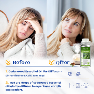 Fabrika Fiyatı Sedir Ağacı Yağı Toptan Satış Ücretsiz Numune Sedir Ağacı Esansiyel Yağı Özel Etiket Saf Doğal Organik Sedir Ağacı Yağı - Product Image 4