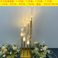 H148 Lumières d'allée de mariage à 5 ou 8 têtes, tubes lumineux en forme de fleur de prunier à effet cascade pour scène et décorations de passerelle de mariage