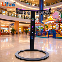 LIFUN Machine de jeu d'arcade de football à réaction rapide avec ballon suspendu - Construction métallique personnalisable pour événements