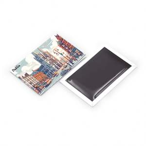 Aimants en étain personnalisés, souvenir d'Irlande, Dublin, avec autocollant pour aimants de réfrigérateur - Product Image 1