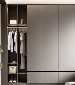 Meubles de garde-robe personnalisés en bois massif pour chambre à coucher et hôtel usage domestique - Product Image 5