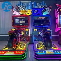 Machine de jeu d'arcade de course de moto à monnayeur, simulateur sportif pour centres de jeux et parcs d'attractions