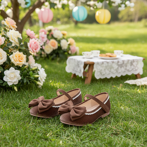 OZKIZ Chaussures de jardin romantiques coréennes pour filles, confortables avec bride, pour fêtes, 2-6 ans, mode enfant printemps/automne - Product Image 3