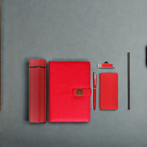 Neu ver öffentlich tes 5-in-1-LED-Getränkeflaschen-Geschenkset A5 Notebook USB-Laufwerk Power Bank Metallstift-für Auto begeisterte-Für - Product Image 6
