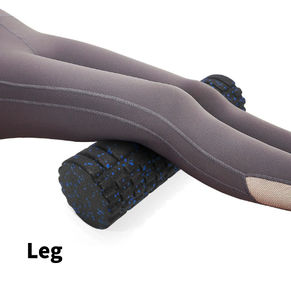 カスタムロゴ入りフィットネス用フォームローラー ブラック 高密度ソリッドEPPフォームローラー ヨガフォーム - Product Image 5