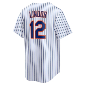Vente en gros de maillots de baseball Juan Soto des New York Mets # 12 Francisco <span class=keywords><strong>Lindor</strong></span> # 9 Brandon Nimmo Vêtements de softball - Product Image 2
