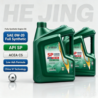 Huile moteur Low SAPS 0W-20 ACEA C5 Protection GPF Entièrement synthétique pour voitures Euro 6 4L