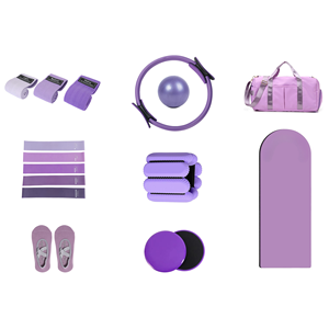 Custom Logo Gym Yoga Ball &amp; <strong>Circle</strong> Pilates Ring Fitness Kit Silicone Ankle Weight Stretch Band Resistance Band Pilates Set Women - Product Image 5