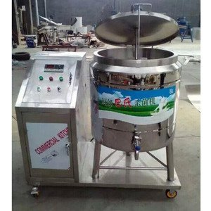 Máquina Pasteurizadora de Leche y Jugos con Calentamiento Eléctrico, Esterilizador Vertical de Acero Inoxidable para Uso Agrícola - Product Image 4