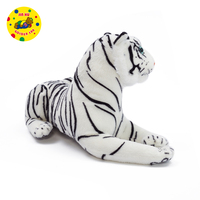 Nuevo producto, simulación de Tigre, juguetes de peluche, Animal de peluche, tigre blanco de peluche