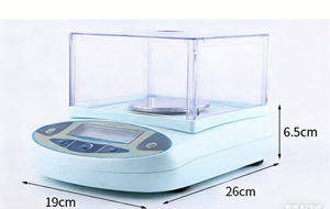 실험실 전자 분석 저울 3kg <span class=keywords><strong>0.01g</strong></span> 정확도 플라스틱 LED/LCD 디스플레이 정밀 전자 저울 보석 과학 저울 - Product Image 5