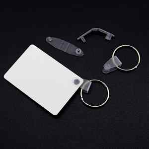 Wholesale Sublimation <b>Key</b> Ring Heat Transfer <b>Key</b> <b>Chain</b> DIY Printing Sublimation Blank MDF Wood Keychains - Product Image 4