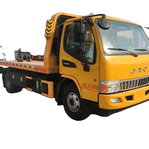 Pasokan Pabrik JAC 5 Ton Truk Derek Bongkar Pipih untuk Dijual Ke Peru