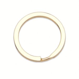 Anillas para Llaves de Aleación de Zinc Premium de 30 mm, Planas, de Alta Resistencia, Resistentes a la Corrosión, con Acabado Electrolítico, Estilo Globo - Product Image 2