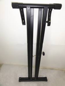 כלי נגינה אביזרי כפול מתלה צינור אלקטרוני איבר מתלה כפול צינור מקלדת מתלה - Product Image 2