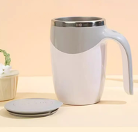 Gobelet mélangeur électrique magnétique automatique portable de 12 oz, tasse à café en acier inoxydable, alimenté par USB, écologique, applicable à tous