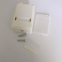 Boîtier de montage en surface 1 ou 2 ports pour prises réseau murales RJ45 RJ11 Keystone Jack OEM ODM CAT5e CAT6 CAT6A