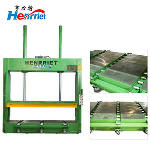 Presse hydraulique à poulies pour la fabrication <span class=keywords><strong>de</strong></span> portes coupe-feu en bois personnalisées, <span class=keywords><strong>de</strong></span> panneaux alvéolaires et <span class=keywords><strong>de</strong></span> tuiles en acier coloré sur convoyeur automatique - Product Image 4