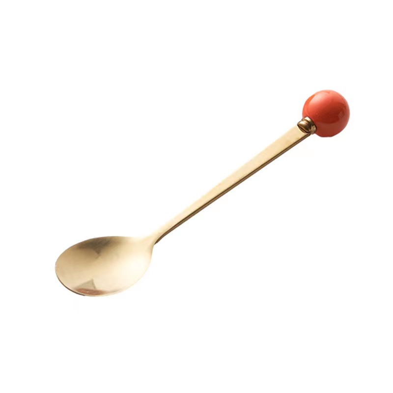 Cuillère à glace orange