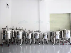 Equipamento de armazenamento de produtos químicos personalizados YETO preço do tanque de armazenamento de aço inoxidável 304 cosméticos