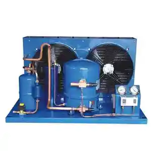 Aidear fábrica 3hp 5hp 6hp 10hp, unidade de condensamento de compressor de ar resfriado da alemanha para refrigeração do sistema