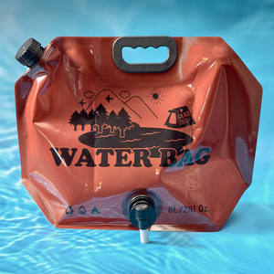 Kantong Hidrasi 8L, Tas Air Portabel, Wadah Air Lipat untuk Berkemah, Mendaki, Darurat, Ramah Lingkungan, Tas Tahan Lama - Product Image 3