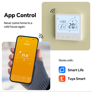 Thermostat <span class=keywords><strong>de</strong></span> chauffage au sol électrique 16A avec grand écran LCD et fonction <span class=keywords><strong>de</strong></span> verrouillage par clé pour contrôler le <span class=keywords><strong>film</strong></span> chauffant - Product Image 4