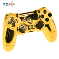 Pour PS4 Pro JDM 040 Boîtier complet Coque chromée Remplacement pour PS4 PRO Playstation 4 PRO JDS 040 V2 Manette