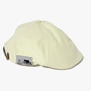 Printemps été béret chapeau pour hommes solide noir <span class=keywords><strong>gris</strong></span> coton plat pointe chevrons casquette femmes extérieur soleil lierre chapeau rétro gavroche casquette - Product Image 6