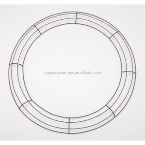 <span class=keywords><strong>18</strong></span> इंच सादे क्रिसमस दरवाजा माल्यार्पण हरी तार पुष्पांजलि फ्रेम घर की सजावट के लिए - Product Image 3