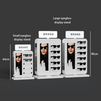 Présentoir Commercial Personnalisé en Acrylique avec Éclairage LED pour Lunettes de Soleil, Verres Polarisés, Présentoir Optique Certifié ISO9001