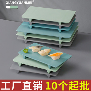 Assiettes rectangulaires en mélamine, couleur unie, qualité alimentaire, compatibles lave-vaisselle, pour restaurants, hôtels, plateaux de service - Product Image 3