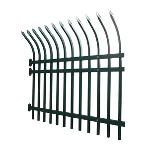 Pannelli di recinzione in ferro battuto usati economici in vendita, recinzione in acciaio, recinzione in ferro battuto in vendita