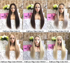 Beauty Girl 100% pelucas de cabello humano virgen recto hasta el hombro estilo de cabello mezcla de colores Pixie rizos HD peluca - Product Image 6
