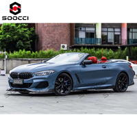 Kit carrosserie TAKD en fibre de carbone sèche, spoiler inférieur de pare-chocs, séparateur avant sport en 3 parties pour BMW G14 G15 840i M850i 2019-2023