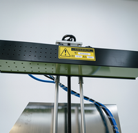 Machine de scellage industrielle à induction pour bouteilles en plastique et en verre, 1-18 m/min, haute vitesse